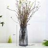 Vasos Atacado Vasos de Vidro Europeus Transparentes Abertos Vasos de Flores Hidropônicos Transparentes Enfeites Artesanais Criativos para Casa