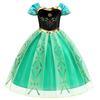Vestido de princesa Anna Aisha de Frozen para niñas europeas y americanas Love Sand Frozen Aisha Anna Aisha