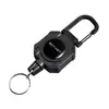 Chaveiro Retrátil Magnético Forte para Exterior com Cordão de Puxar Fácil, Anti-Perda, Cordão Estendido, Alta Elasticidade, Chaveiro Fácil de Puxar