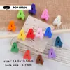 Acessórios para Joias DIY Bolsa de Contas Digital Pendente Acrílico Colorido Sólido 0-9 Contas Soltas Contas Decorativas para Joias
