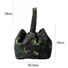 Bolsa para Set de Té de Tela Moji Bolsa de Almacenamiento Hecha a Mano Bolsa de Almacenamiento Portátil para Exteriores Bolso de Mano para Set de Té de Viaje Estilo Chino