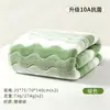 Toalla antibacterial 10A para uso doméstico, para lavar la cara, bañarse y secar la cara; forro polar de coral, patrón ondulado colorido, suave y absorbente, un nuevo artículo de regalo
