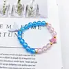 Conjunto Original de Colar Pulseira Brinco Anel de Sereia Joias Infantis Menina Princesa Brinquedo Cauda de Peixe Estrela do Mar