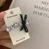 Pinza para el pelo de flor de dopamina coreana para mujer, pinza lateral para flequillo, pasador exquisito de alta gama, accesorio para el pelo de lazo