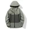 Estilo Nuevo Primavera y Otoño Chaqueta Fina con Capucha y Cremallera Larga Jacket para Deportes al Aire Libre Ropa de Trabajo Superior Personalizable Al por Mayor