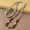 Cuerda de Algodón de Xizang Colgante para el Cuello Cadena Estilo Étnico Bodhi Thangka Buda Amuleto Cuerda Colgante Hecha a Mano de Alta Calidad