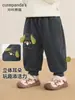 Calça Infantil Kaka Panda com Forro de Lã Roupas de Inverno para Bebê Calças Longas de Inverno para Meninas Calças de Moletom Quentes para Meninos Calças para Bebês e Crianças