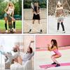 Calentador de Piernas para Mujer Moda Retro Calentador de Piernas de Punto Fiesta Baile Deportes Yoga Correr Senderismo Calentador de Piernas