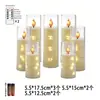 Luzes de Corda de Vela Eletrônica LED Luzes de Corda de Natal Halloween Luzes de Atmosfera Luxo Leve Luzes Decorativas para Mesa de Jantar Adereços