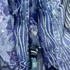 Tela de gasa perlada estampada para camisas y vestidos de primavera y verano, poliéster para ropa de mujer de comercio exterior, tela de algodón y seda para primavera y verano