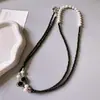 Cordão para Celular, Alça Longa Diagonal para Ombro, Corrente Longa Elegante de Cristal e Pérola, Contas Exclusivas Feitas à Mão, Corrente Anti-Queda e Anti-Perda