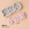 Molde de Silicona para Niños Pequeña Princesa Pequeño Príncipe Hada Fondant Chocolate Plato de Cumpleaños Decoración de Pastel Enchufe