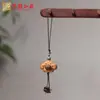 Serie de Cadenas para Teléfono Móvil de Grano de Café de Madera de Durazno Juguete Cultural Oso y Cachorro Accesorios Colgante