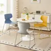 Cadeira de Jantar para Casa, Sala de Estar, Restaurante, Luxo Leve, Celebridade da Internet, Cadeira com Encosto, Cadeira de Lazer, Loja de Chá com Leite, Cadeira de Espera para Cafeteria