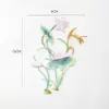 Pensamiento de Siete Colores Festival de Medio Otoño Pieza de Bordado Estilo Chino Nuevo Decoración Flor Empaque Floristería DIY Materiales de Empaque Floral Hechos a Mano