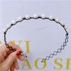 Diadema de Perlas Nueva Más Vendida para Mujer, Pinza para el Cabello Versátil de Moda, Accesorio para el Cabello Sencillo y Elegante, Banda Ancha al por Mayor