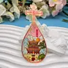 Imán de Metal para Refrigerador Cultural y Creativo Pipa Ciudades de China Qinghai Shandong Nanjing Chongqing Ciudades Populares Souvenirs de Viaje
