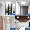 Panel de LED Pequeño Montado en Superficie 6W12W18W24W Redondo Cuadrado Cocina Pasillo Sin Agujeros Antiniebla Foco Empotrado