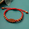 Festival del Bote del Dragón Cuerda Colorida Estilo Étnico Pulsera Pulsera de Pareja Joyería Pulsera de Tamal de Arroz para Niños Cuerda de Cuerda Roja Tejida a Mano