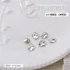 Accesorios al por mayor para Nail Art Diamante Transparente de Fondo Puntiagudo Super Flash Gran Corazón Torcido Hacha Gota de Agua Cuadrado Gordo Mariposa Diamante Blanco Accesorios para Uñas