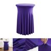Venta al por mayor moderno simple sentido de alta gama rojo comercial reunión cóctel bar set redondo falda de sol elástico juego de mesa