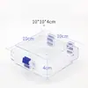 Cavidad bucal dental con caja de dientes de película caja de almacenamiento de dientes transparente caja de dentadura postiza caja de protección de dentadura postiza de incrustación caja de almacenamiento se puede imprimir logo