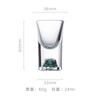 Vidrio Tallado Estilo Japonés Vaso para Licores Escama Turquesa Dispensador de Vino Hogareño Vidrio de Una Pieza Vaso para Licores Transfronterizo