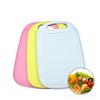 Cozinha doméstica palha de trigo plástico tábua de corte cozinha portátil oval cor tábua de corte com tábua de cortar