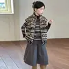 Chaleco para Niñas Otoño/Invierno 2025 Nueva Moda Cálido Chaleco de Lana de Cordero para Niños Ropa de Invierno