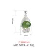 Collar con Colgante de Buda Pequeño Plata de Ley s925 Colgante de Jade Hetian Natural Cadena Colgante de Buda de Piedra de Jade Verde y Oro Método Antiguo Set de Cadena para Mujer