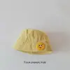Sombrero de pescador de colores dulces para niños y niñas, sombrero de cubo de expresión linda para bebé, primavera, ropa dopamina, sombrero de cubo para niños, sombrero de cubo para el sol