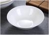 Tazón de Cubeta de Cerámica tazón de arroz blanco puro tazón de ensalada tazón para servir tazón de sopa tazón para fideos tazón para polvo de sopa cubeta de hotel tazón para fideos