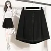 Shorts de Traje para Mujer 2026 Verano Nuevo Estilo Cintura Alta Diseño Fluido Cintura Elástica Shorts Talla Grande Pantalones de Pierna Ancha Corte A