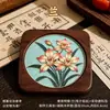 Patrón DIY Dunguang para el Año del Caballo, Kit de Materiales para Posavasos de Pintura Esmaltada, Regalo Hecho a Mano de Cloisonné Patrimonio Cultural Inmaterial
