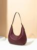 Bolso Transfronterizo Nuevo para Mujer 2025 de Alta Gama Normcore Cómodo Tejido Bolso de Hombro Tote de Axila para Viajero de Gran Capacidad