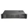 Chasis 2U de fábrica 350 mm servidor de control industrial switch de monitoreo fuente de alimentación ATX placa base compartimento para múltiples discos duros Negro