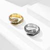 Anillo Viper de Acero Inoxidable de Estilo Frío Medio Personalidad Animal Pequeño con Forma de Serpiente Anillo de Acero Titanio Regalo de Cumpleaños