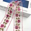 Nuevo Hanfu de Organza Bordado Encaje Estilo Étnico Retro Ropa Accesorios de Encaje Ancho de 5.5 CM
