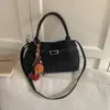Moda Transfronteriza Versátil Estilo de Celebridad de Internet Retro Suede Bolso Tote de Diseño Bolso de Hombro