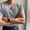 Camiseta de manga curta respirável e de cor sólida com estampa de gelo, verão, masculina, nova, 2024, manga raglan, top refrescante para homens