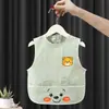 Baberos para Comer Bebés, Batas Impermeables y Resistentes a Manchas para Niños, Baberos de Alimentación para Bebés, Baberos sin Mangas para Todas las Estaciones