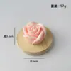 Vela Aromática de Rosa para o Dia dos Namorados Atmosfera de Luxo Presente Romântico Vela em Formato de Flor Artificial Lembrança