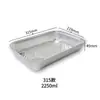 Caja Tapa de Papel de Aluminio, Tazón y Palillos, Caja Transparente de Colores para Barbacoa para Empaque para Llevar, Tazones y Platos, Papel de Aluminio