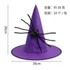 Chapéus de Halloween para Crianças e Adultos, Chapéus de Bruxa Decorativos, Artigos para Festa, Chapéus de Mago, Chapéus de Bruxa, Fantasias de Halloween