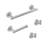 Juego de porta pañuelos de acero inoxidable 304 transfronterizo, perchero, gancho para baño, toallero colgante