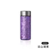 Nuevo Modelo Taza Termo de Titanio Puro, Taza de Titanio Portátil de Pequeña Capacidad, Diseño de Flor de Hielo, Taza de Agua de Alto Valor Estético para Hombres y Mujeres, Taza de Té