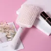 Stock Listo Peine para Mujer Peine con Cojín de Aire Masajeador del Cuero Cabelludo Peine Masajeador Portátil Corazón de Niña Peine para Cabello Rizado Peine con Bolsa de Aire Cuidado del Cabello