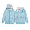 Cárdigan Camuflado Bordado de Hello Kitty Americano Transfronterizo Sudadera con Capucha Pareja Casual Comercio Exterior Chaqueta con Cremallera Amazon