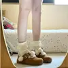 Botas de Mujer de Suela Blanda Todo Incluido 2026 Nuevas Botas de Nieve de Felpa de Invierno para Mujer Zapatos de Algodón Cálidos Casuales Versátiles Retro