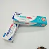 Caja de cartón personalizada de fábrica para productos de cuidado de la piel y pasta de dientes, caja de color de cartón blanco para productos de cuidado de la salud, caja plegable con impresión a color